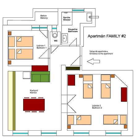 Apartmany Pod Divadlem Зноймо Экстерьер фото