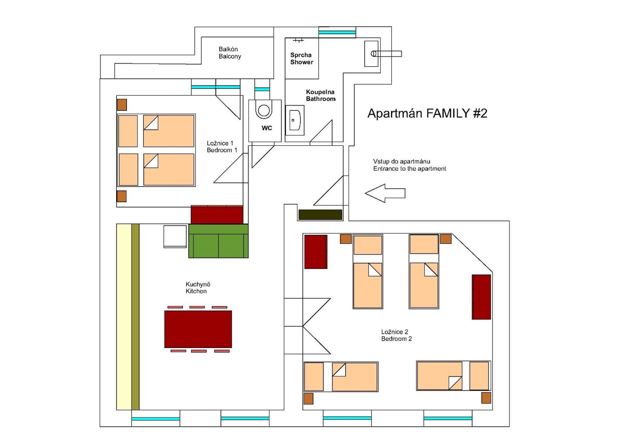 Apartmany Pod Divadlem Зноймо Экстерьер фото